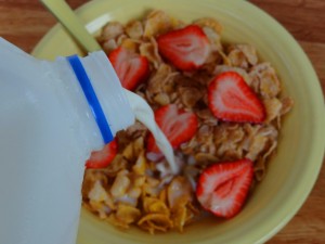 Cereal With Strawberries1
